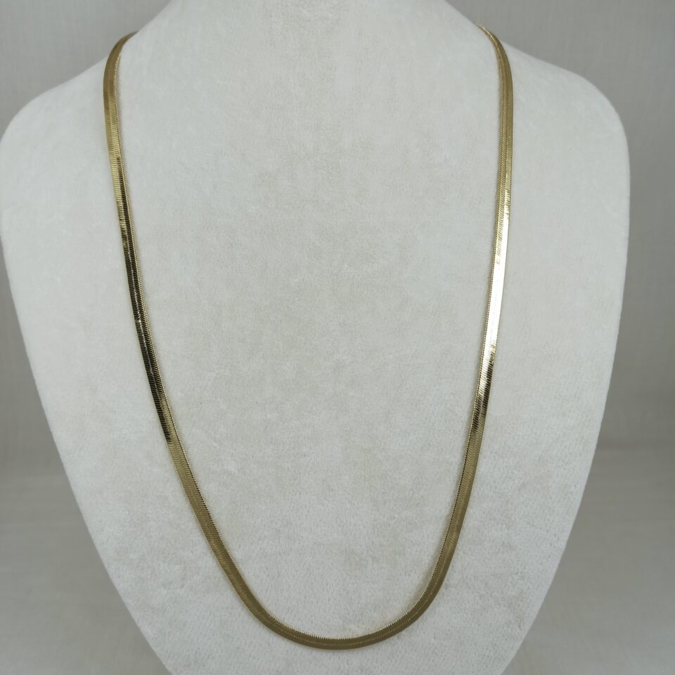 Altın Renk Vip 14K İtalyan Zincir Kolye (60cm)